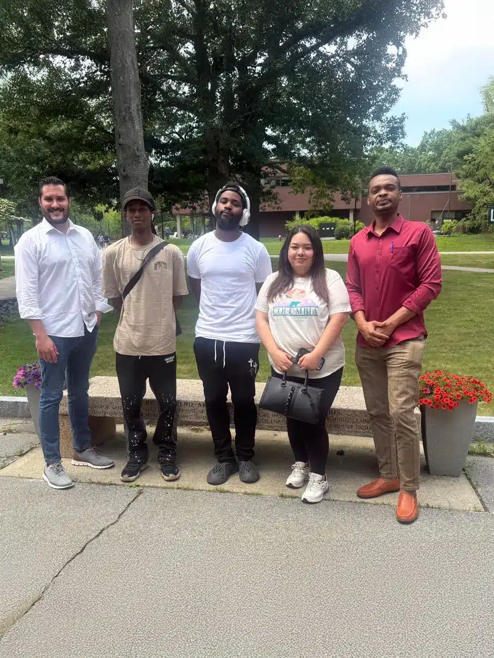 Students participating in a campus or career exploration experience as part of Junior Achievement programming